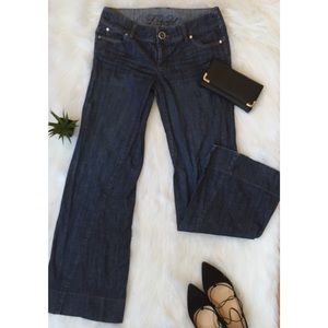 Nordstrom - Level 99 Wide Leg Denim Jeans